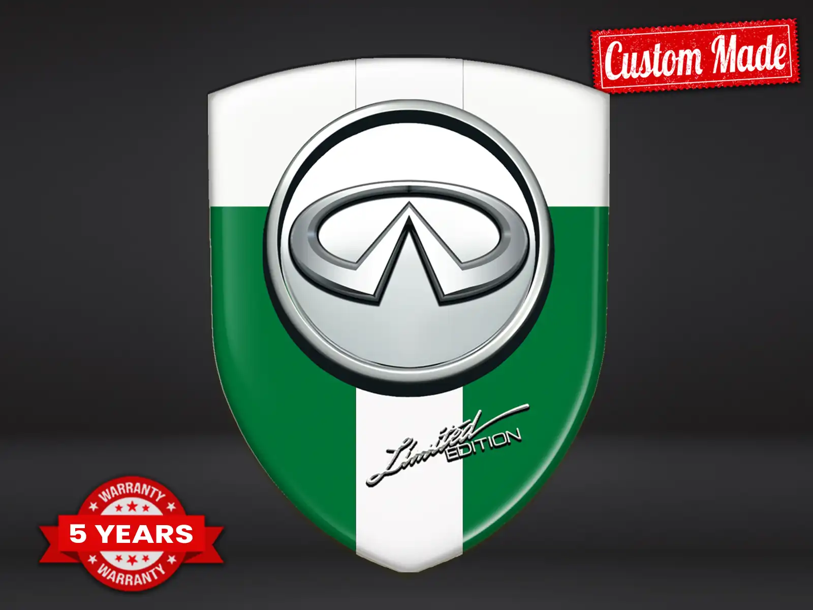 Infiniti Pegatina Relieve Auto Estilo Profesional Resistente